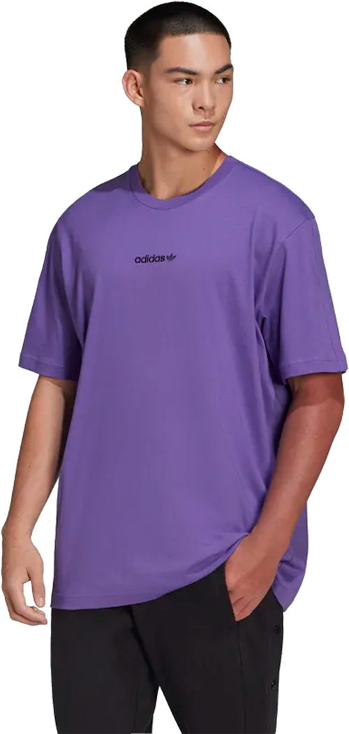 Футболка adidas, размер XS, фиолетовый