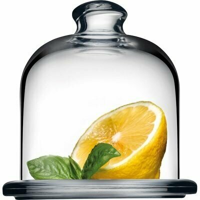 Блюдце Pasabahce Бейзик с крышкой для лимона 100х100х105мм, стекло, прозрачный, 1 шт.