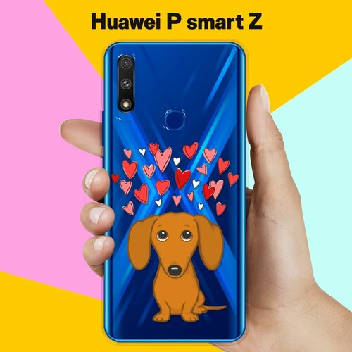 Силиконовый чехол Любимая Такса на Huawei P smart Z силиконовый чехол любимая такса на huawei p40 pro