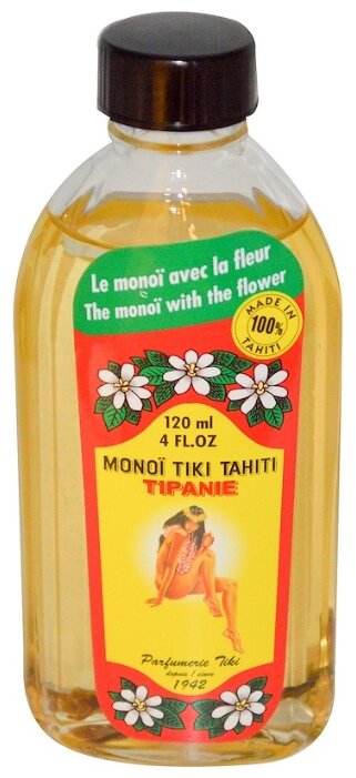 Масло для тела Monoi Tiare Tahiti монои с цветами тиаре Tipanie