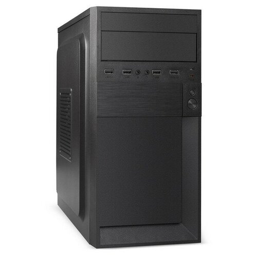 EXEGATE Корпуса EX291143RUS Корпус Minitower BAA-105-01-AA500 mATX, БП AA500 с вент. 8см, 4 USB, аудио, черный