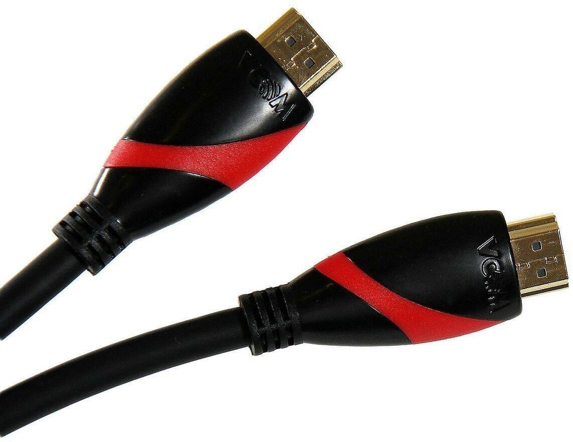 Кабель HDMI 19M/M ver. 2.0 black red, 1.8m VCOM <CG525-R-1.8> VCOM HDMI (m) - HDMI (m) 1.8м (CG525-R-1.8) - фото №14