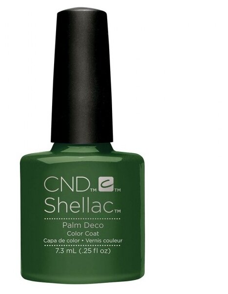 CND Гель-лак Shellac Rhythm & Heat, 7.3 мл, Palm Deco