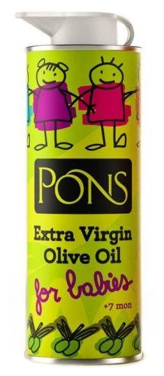 Pons Extra virgin for babies, 0.3 кг, 0.25 л