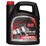Минеральное моторное масло CHEMPIOIL Multi SG 15W-40 5 л - изображение