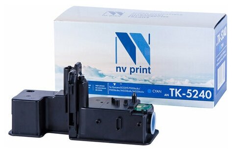 Тонер-картридж NV PRINT (NV-TK-5240C) для KYOCERA ECOSYS P5026cdn/w/M5526cdn, голубой, ресурс 3000 стр.