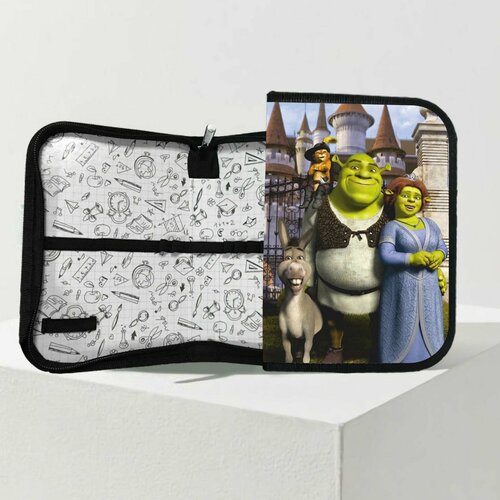 Пенал школьный Шрек - Shrek № 7 чехол для iphone 12 каждому своё shrek шрек фиона