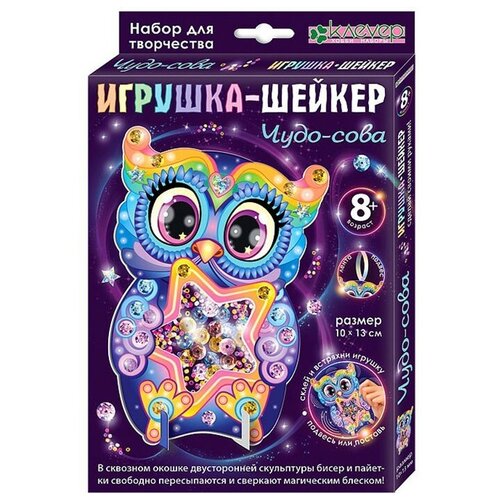 Набор для творчества Игрушка-шейкер Чудо-сова АМ 38-103