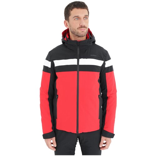 Куртка West scout Miles, средней длины, силуэт прямой, мембранная, размер 56EU, красный, черный
