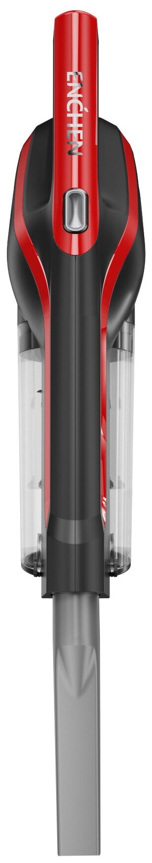 Ручной вертикальный пылесос Enchen Vacuum Cleaner V2 (Black/Red) DX700/DX700S / пылесос с контейнером для сухой уборки дома и мебели черный