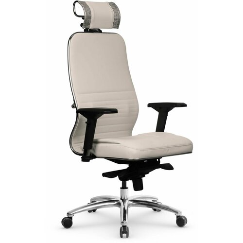Компьютерное офисное кресло Metta Samurai КL-3.04 MPES, Светло-бежевое