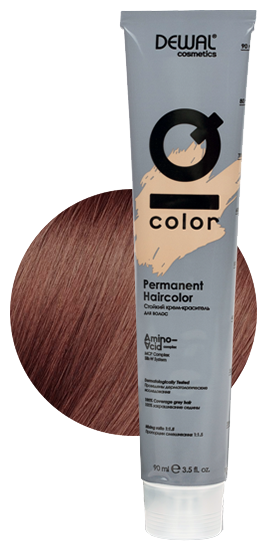 Dewal Cosmetics Краситель перманентный IQ COLOR, 6.4 Dark copper blonde