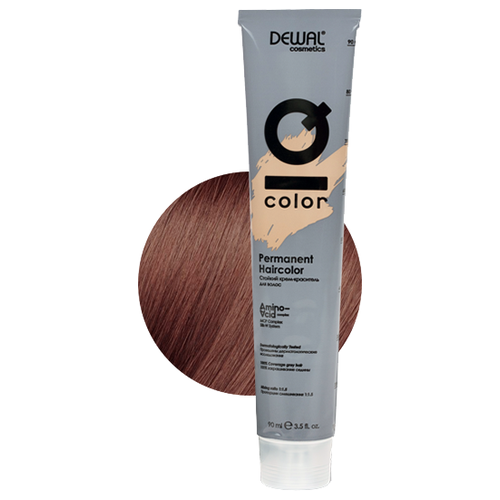 Dewal Cosmetics Краситель перманентный IQ COLOR, 6.4 Dark copper blonde