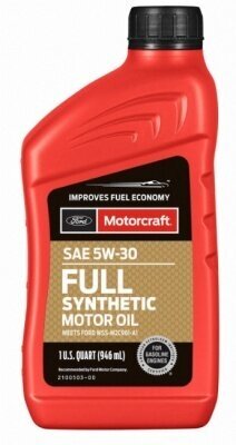 Масло моторное FORD Motorcraft Full Synthetiс SAE 5W-30 (946 мл)