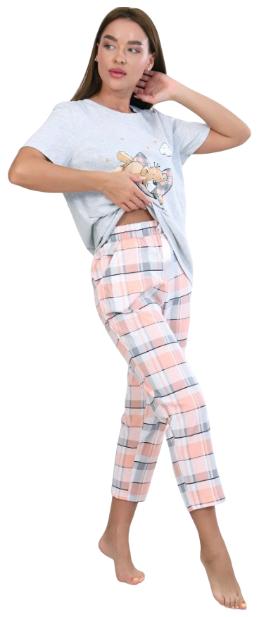 Пижама женская хлопок (футболка брюки) - фотография № 7