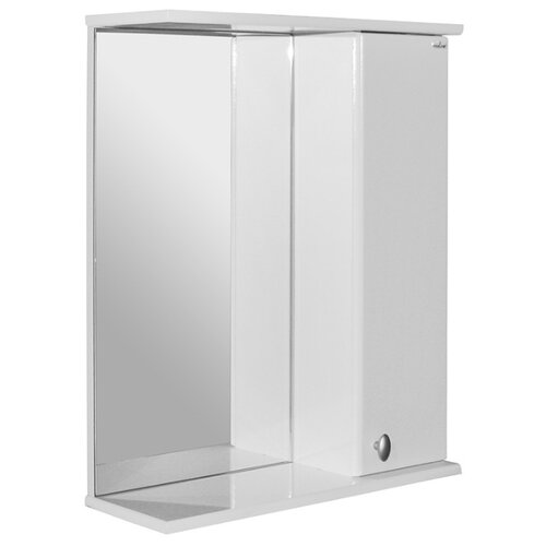 Шкаф для ванной Mixline Норд-55 правый, (ШхГхВ): 55х19х70 см, белый