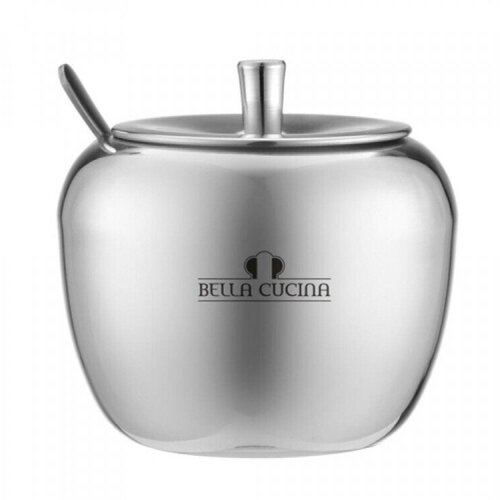 Сахарница 460мл нержавеющая сталь BC-5050, BELLA CUCINA.