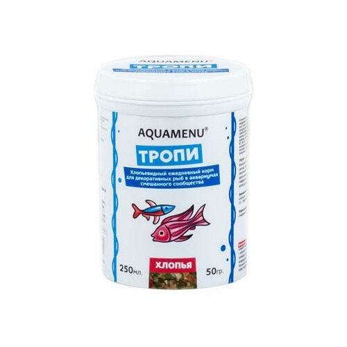 Сухой корм  для  рыб Aquamenu Тропи, 11 л, 2 кг