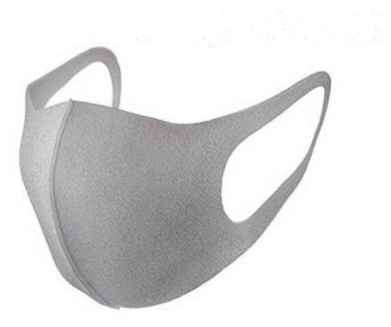 DIZAO Маска многоразовая профилактическая гигиеническая 3D FASHION MASK цвет серый, 1 шт