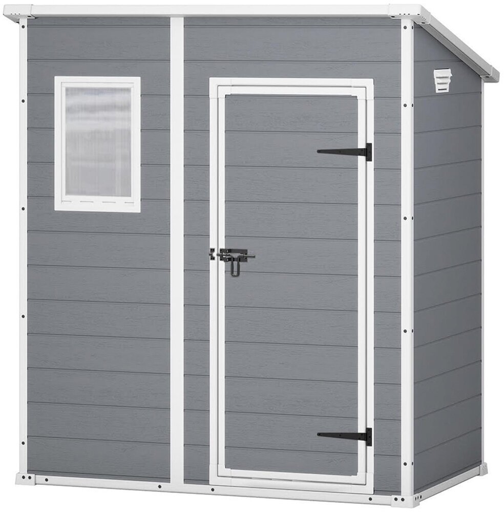 Хозблок Keter Manor Pent 6x4, 175 x 103 x 200,5 см, серый