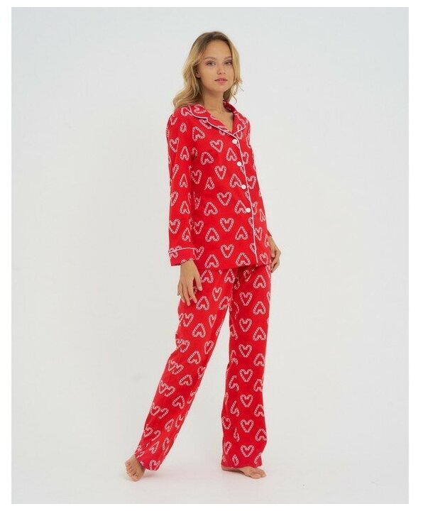 Пижама Promarket, размер 48/50, красный - фотография № 3