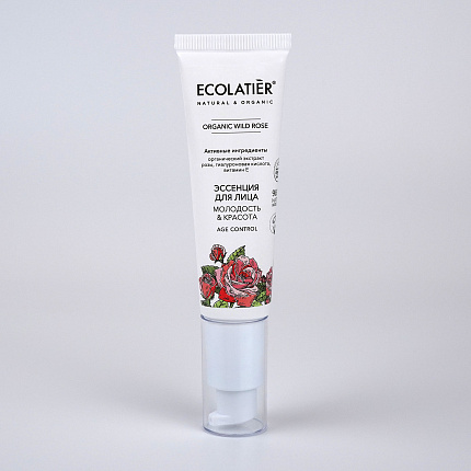 Эссенция для лица ECOLATIER Organic Wild Rose, 30мл EСОLATIER - фото №8