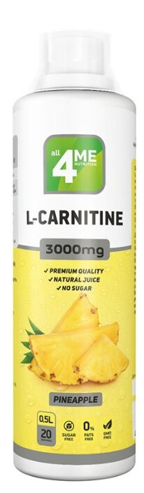 4Me Nutrition L-карнитин concentrate 3000 mg (500 мл)