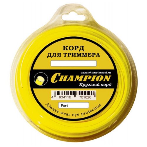 Корд триммерный Round (4.0 мм; 95 м; круглый) CHAMPION, арт. C5063