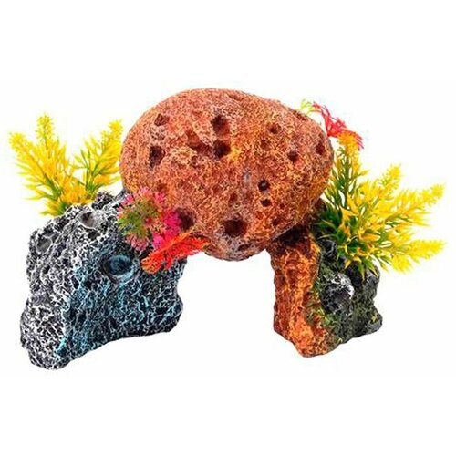Декорация для аквариума, кораллы 17,2х10,2х12см, 1 шт.