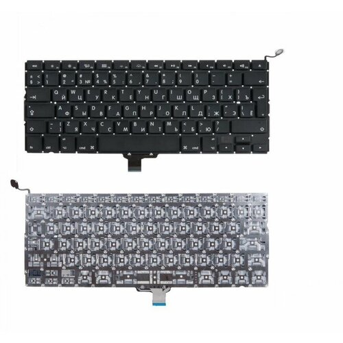 Keyboard Клавиатура для Apple MacBook Pro 13 A1278 Late 2008 - Mid 2012 Г-образный Enter RUS 1719₽