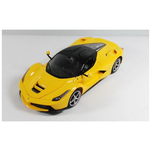 Машина р у 1:14 Ferrari LaFerrari, со световыми эффектами, открываются двери, 34х15х8см, цвет жёлтый 2.4G 50100Y