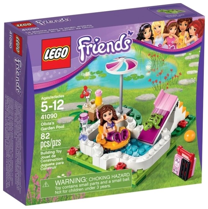 Конструктор LEGO Friends 41090 Маленький бассейн Оливии, 82 дет.