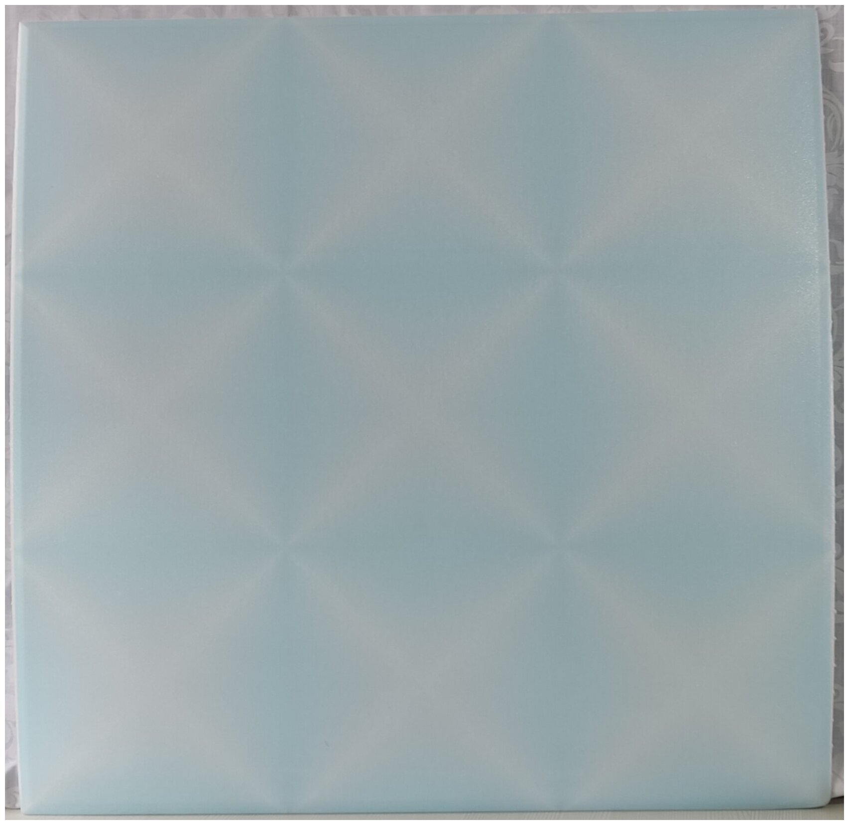 Плитка из пенопласта с голубым рисунком экструдированная 50х50см - фотография № 6