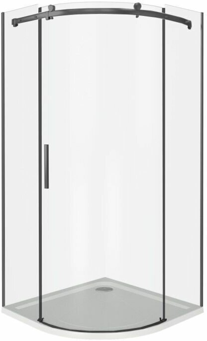 фото Душевой уголок Good Door Galaxy R 90x90 прозрачный, черный (R-90-C-B)