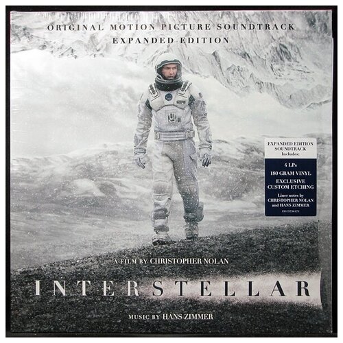 Виниловая пластинка Warner Hans Zimmer – Interstellar (4LP, + booklet) виниловая пластинка hans zimmer live in prague 4lp зелёный винил