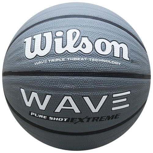 фото Баскетбольный мяч Wilson Wave Pure Shot Extreme, р. 7 серый