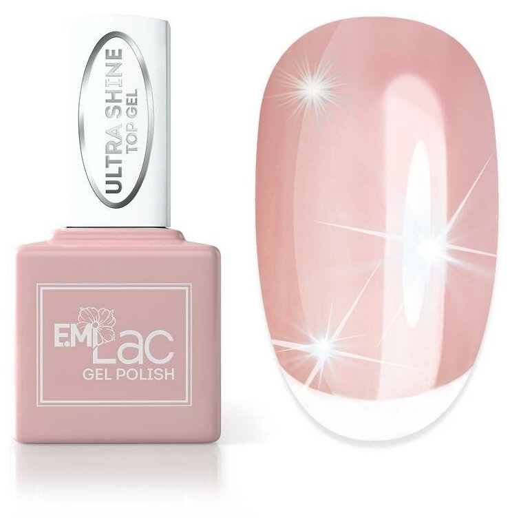 Топ для гель-лака Ultra Shine Top Gel EMiLac E.mi, 9 мл