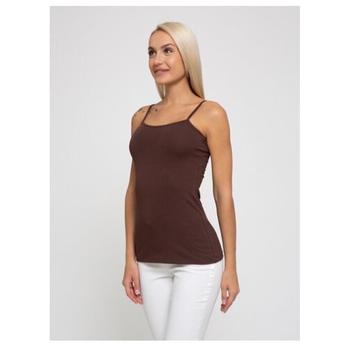 фото Топ с регулируемыми бретелями lunarable коричневый размер
