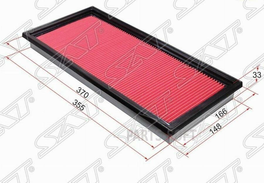SAT ST-16546-AA070 Фильтр воздушный SUBARU IMPREZA GD# 00-07/LEGACY B4/OUTBACK BE# 98-03