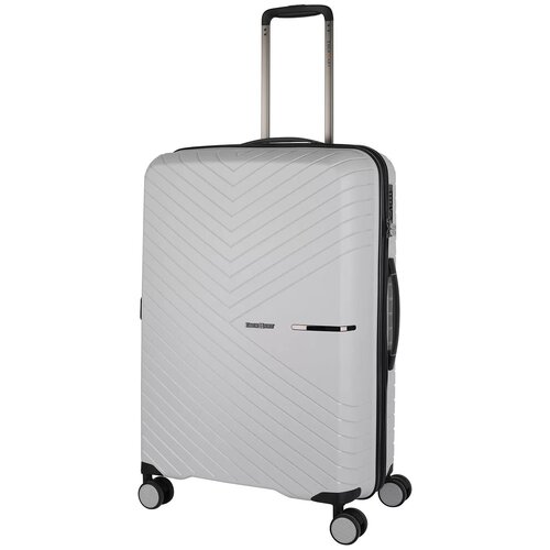 фото Чемодан eberhart allure средний м полипропилен светло-серый 45a-008-424