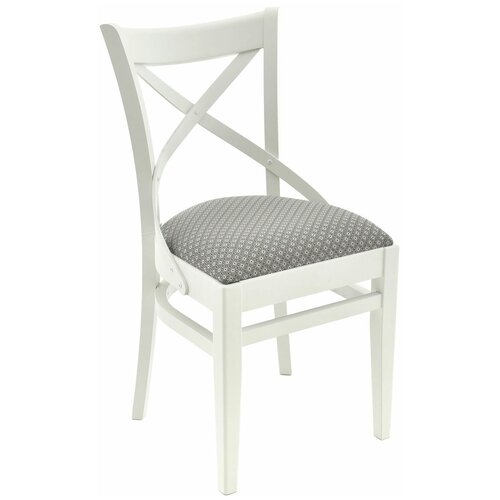 Стул Аврора М Соло Эмаль белая / Ажур 149/3