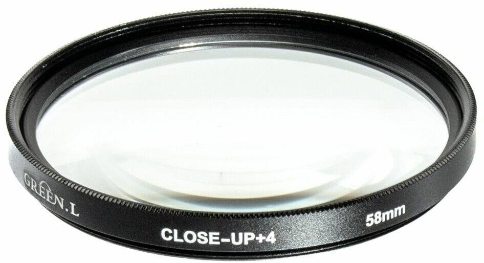 Светофильтр Green-L (Close-Up + 4), 58mm