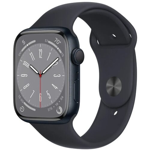Умные часы Apple Watch Series 8 41 мм регулируемый GPS Aluminium Case midnight Sport Band 5469800₽