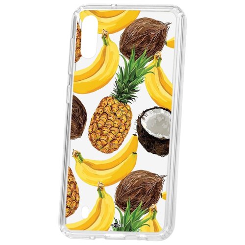 фото Чехол на samsung galaxy m10 kruche print тропический микс
