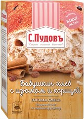 Готовая хлебная смесь Бабушкин хлеб с изюмом и корицей, 500 г