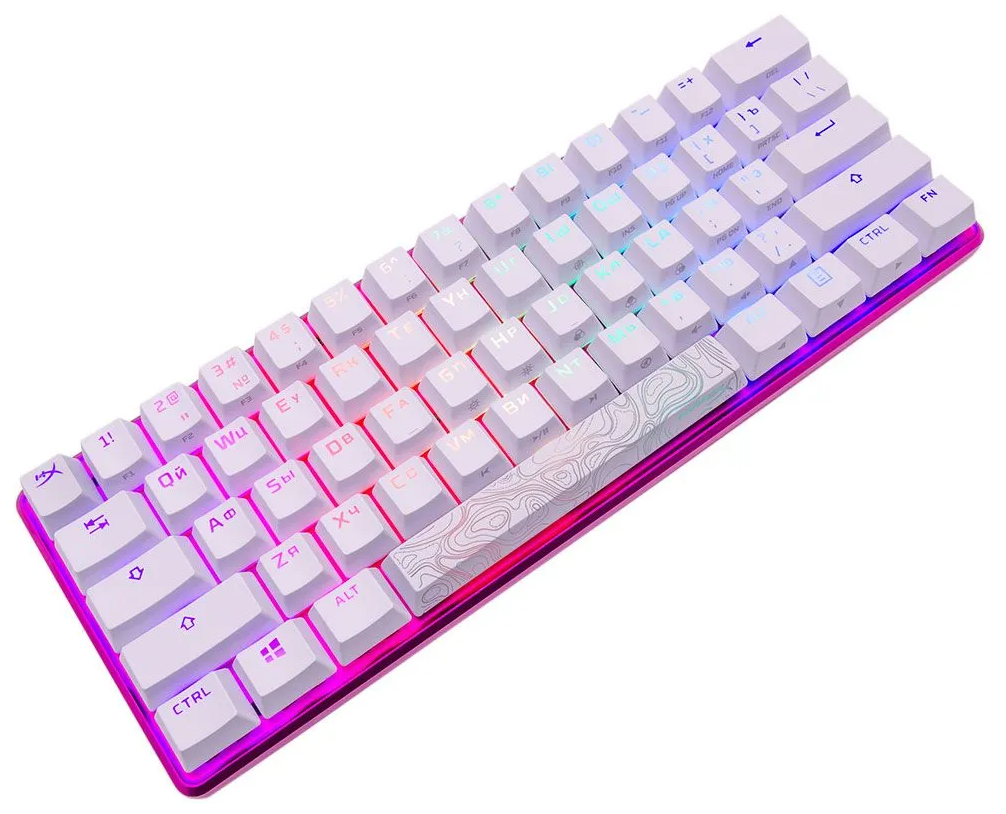 Клавиатура HyperX Alloy Origins 60 Pink