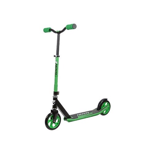Детский городской самокат Novatrack Polis 160 PlasticNF (2020) , зеленый велосипед 14 novatrack wind зеленый gn22