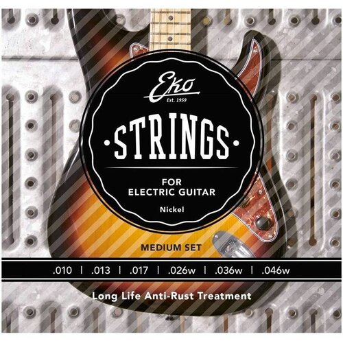 EKO 16100413 - струны для электрогитары 10-46