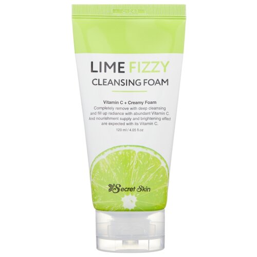 фото Secret Skin пенка для умывания Lime Fizzy Cleansing Foam, 120 мл