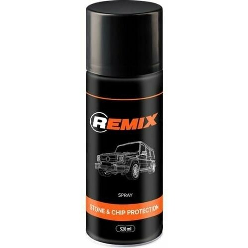 REMIX Покрытие антигравийное Spray Stone & Chip Protection WHITE 520 ml